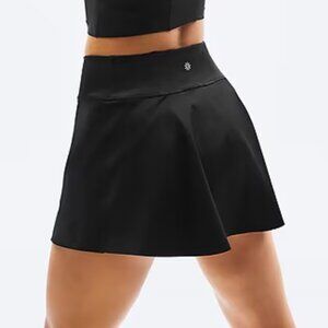 6. Athleta Ace Tennis Skort 15.5" Black 3X